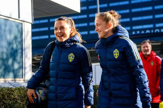 Johanna Rytting Kaneryd and Filippa Angeldahl of the