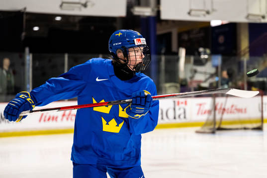 Felizia Wikner-Zienkiewicz of Sweden at a practice session