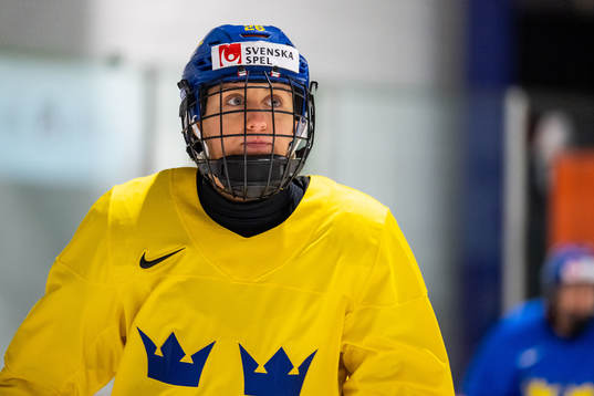 Hanna Olsson of Sweden at a practice session