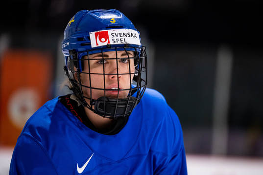 Anna Kjellbin of Sweden at a practice session