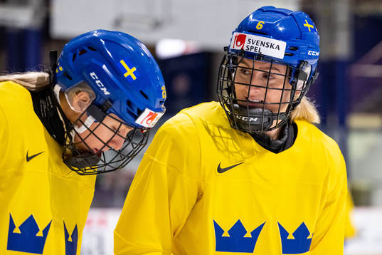 Josefine Holmgren of Sweden at a practice session