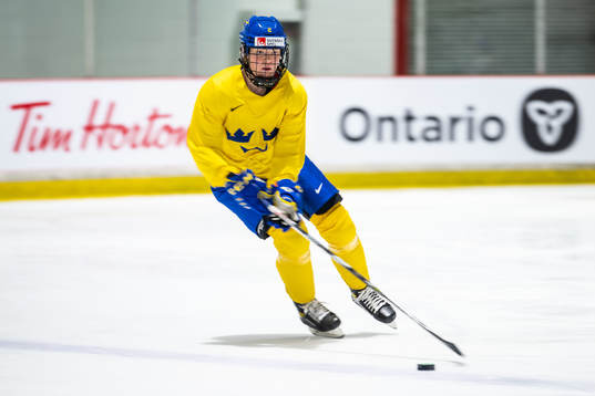 Paula Bergström of Sweden at a practice session