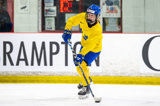 Hilda Svensson of Sweden at a practice session