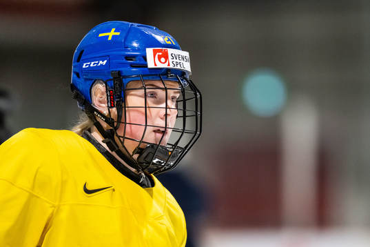 Lova Blom of Sweden at a practice session