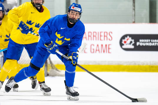 Josefin Bouveng of Sweden at a practice session