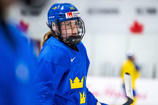 Hanna Thuvik of Sweden at a practice session