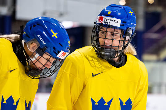 Josefine Holmgren of Sweden at a practice session
