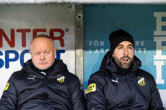 Häckens tränare Per-Mathias Høgmo och assisterande