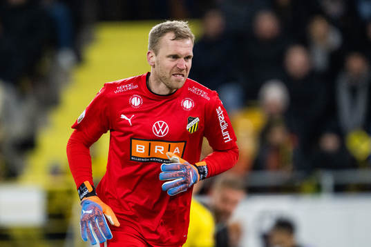 Häckens målvakt Peter Abrahamsson