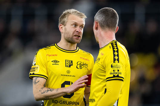 Elfsborgs Johan Larsson och Andre Ibsen Rømer