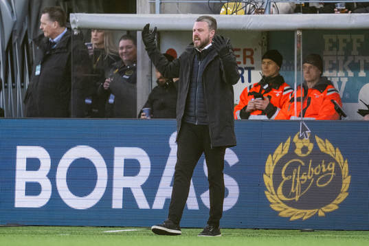 Elfsborgs manager Jimmy Thelin