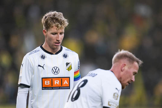 Häckens Samuel Gustafson och Mikkel Rygaard Jensen