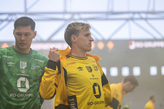 Elfsborgs målvakt Hakon Valdimarsson och Jeppe Møldrup