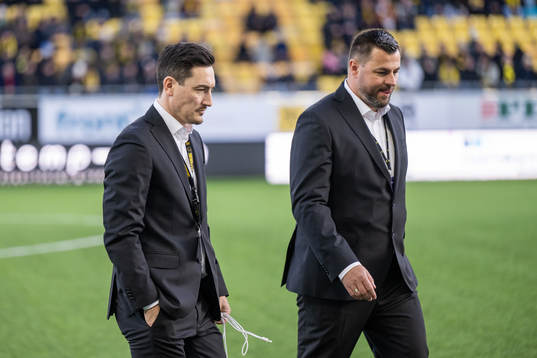 Elfsborgs Stefan Ishizaki, försäljare företag,och Vedad
