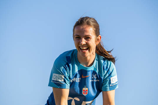 Tuva Hansen of the Norwegian women's national football team