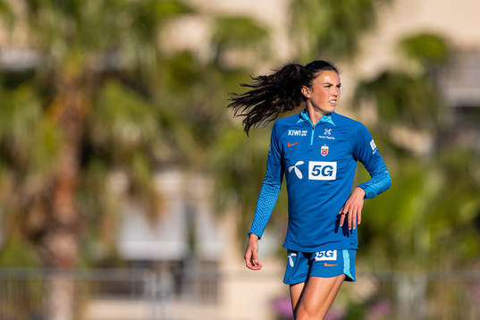 Ingrid Syrstad Engen of the Norwegian women's national