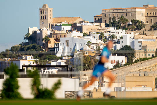 The Ibiza old town Eivissa