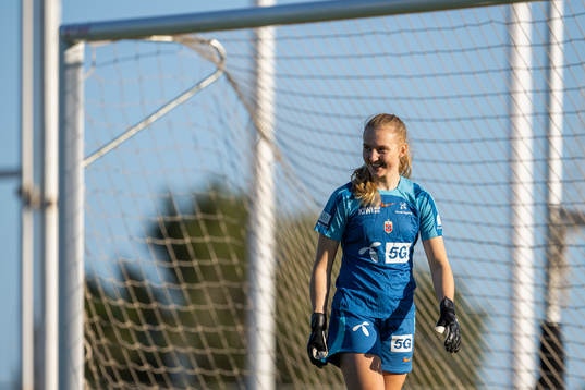 Goalkeeper Sunniva Skoglund of the Norwegian women's