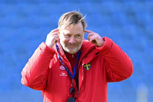 Head coach Peter Gerhardsson