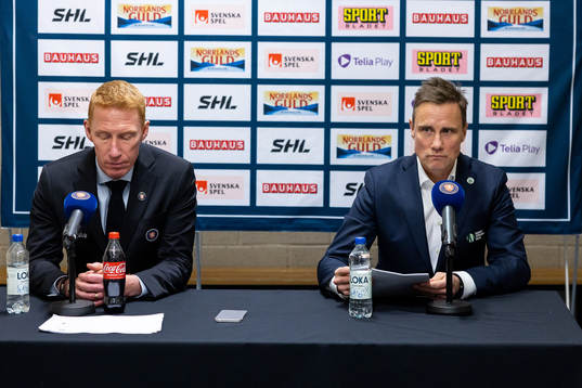 Växjös tränare Jörgen Jönsson och Frölundas tränare