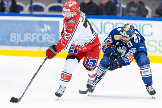 Frölundas Patrik Carlsson och Växjös Tobias Rieder