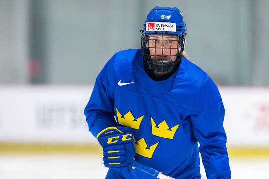 Annie Silén of Sweden at a practice session