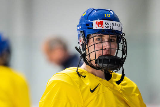 Nathalie Lidman  of Sweden at a practice session