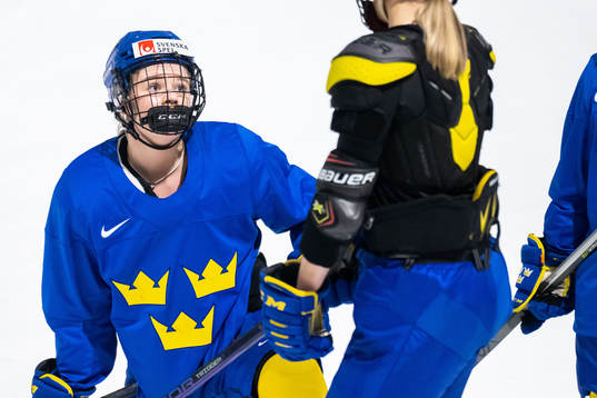 Mira Jungåker of Sweden at a practice session