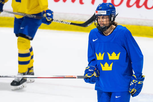 Sofie Lundin of Sweden at a practice session