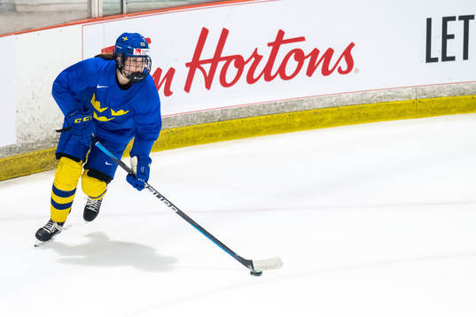 Hanna Thuvik of Sweden at a practice session