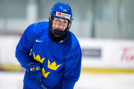 Lina Ljungblom of Sweden at a practice session
