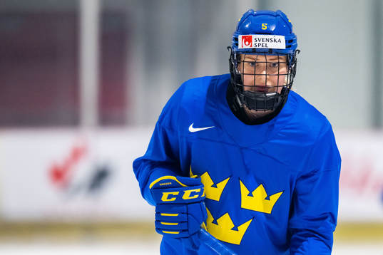 Annie Silén of Sweden at a practice session