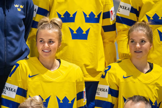 Sofie Lundin and Ebba Hedqvist of the Swedish women's