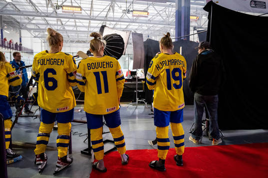 Josefine Holmgren, Josefin Bouveng and Sara Hjalmarsson of