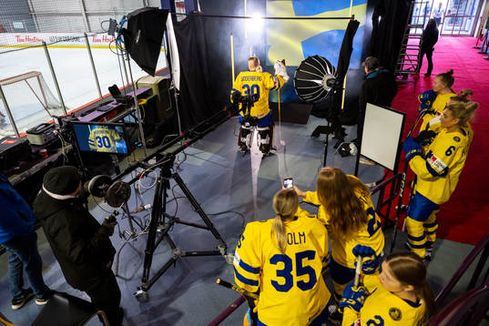 Goaltender Emma Söderberg of the Swedish women's national