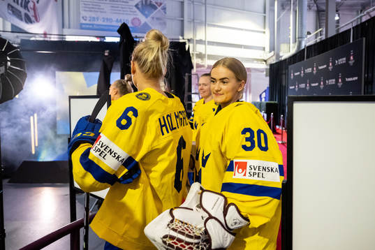 Goaltender Emma Söderberg of the Swedish women's national