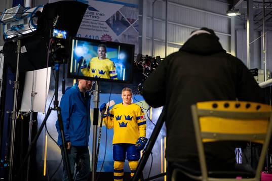 Lova Blom of the Swedish women's national ice hockey team