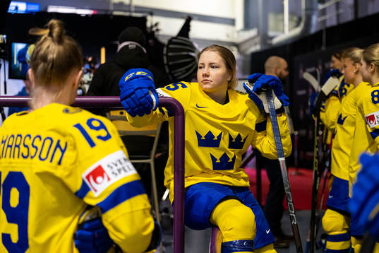 Lina Ljungblom of the Swedish women's national ice hockey