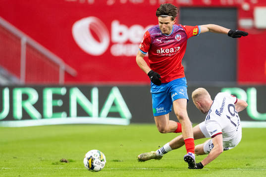 Helsingborgs Wilhelm Loeper och Östers Adam Bergmark Wiberg