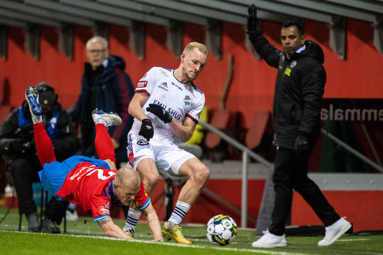 Helsingborgs Philip Rejnhold och Östers Adam Bergmark
