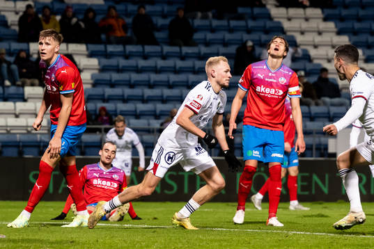 Helsingborgs Casper Widell och Thomas Rogne deppar