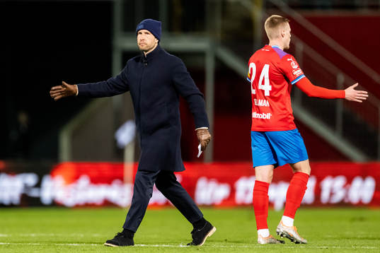 Helsingborgs tränare Mattias Lindström