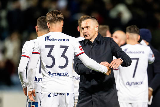 Östers tränare Srdjan Tufegdzic och Tatu Varmanen