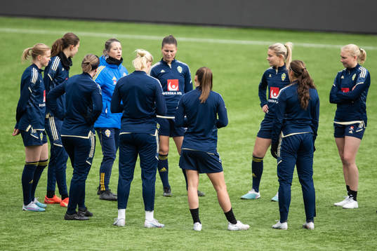 Assisterande tränare Johanna Almgren