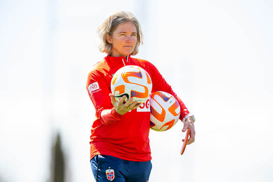 Hege Riise, head coach of the Norwegian women's national