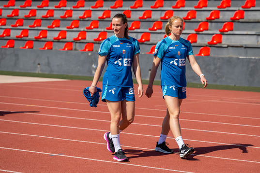 Elisabeth Terland and Julie Blakstad of the Norwegian