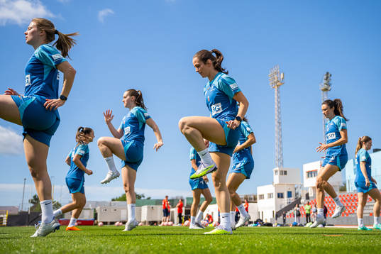 Tuva Hansen of the Norwegian women's national football team