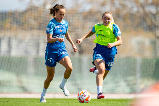 Caroline Graham Hansen and Anna Langås Jøsendal of the