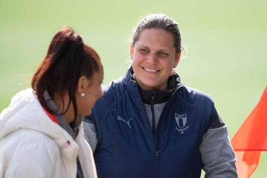 Malmö FFs målvaktstränare Emelie Karström