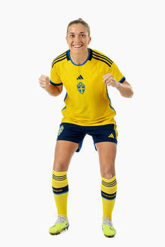 Filippa Angeldahl of the Swedish women's national football